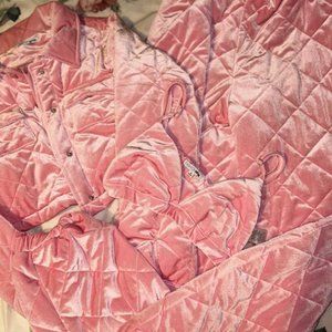 Fashion Nova Pink Velour Set